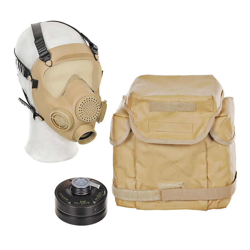 Polnische Atemschutzmaske MP5 khaki, trüb    B/C