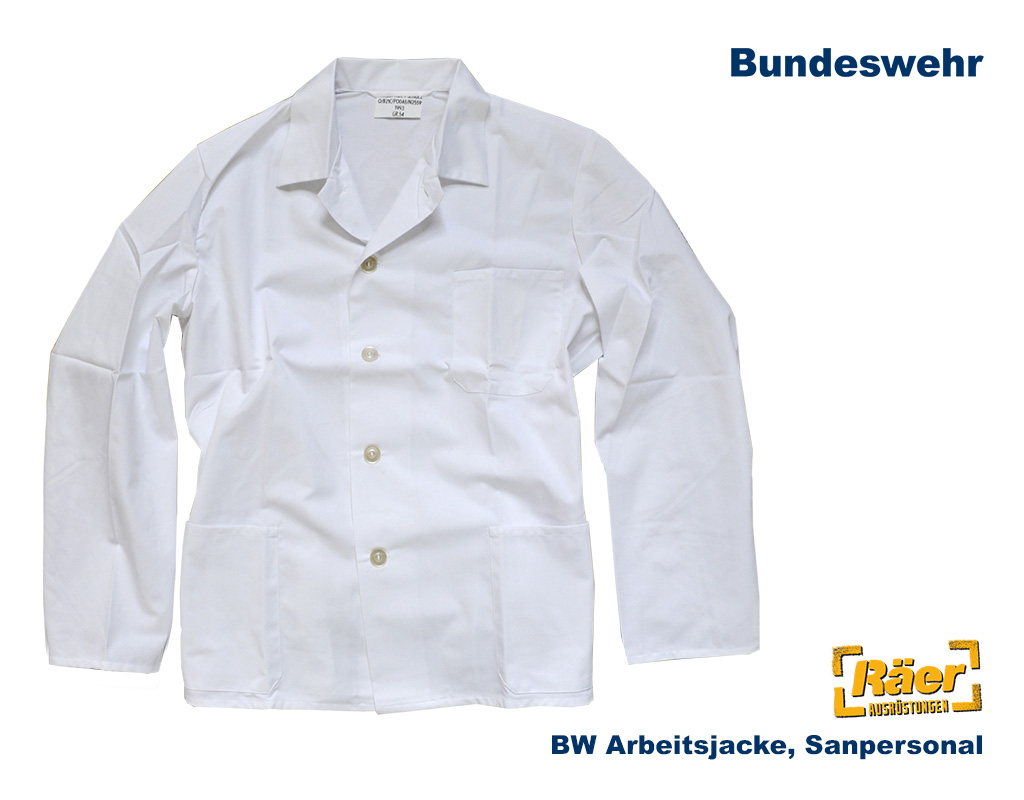 BW Arbeitsjacke, Sanitätspersonal    A/B