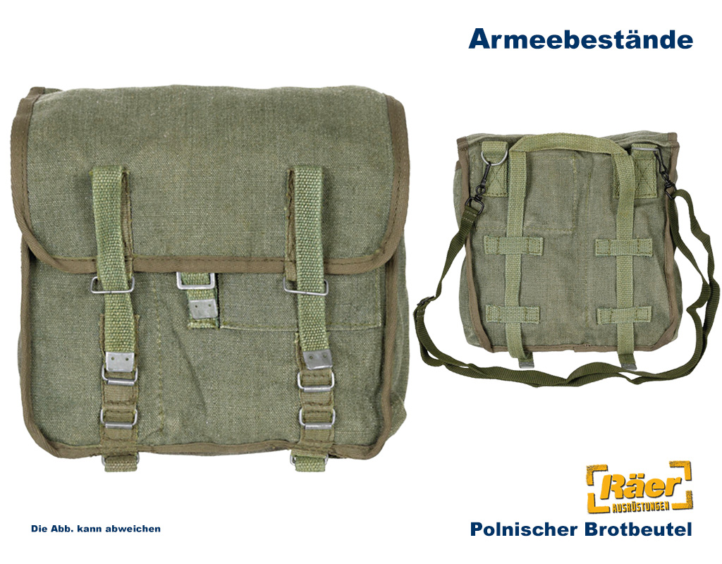 Polnische Kampftasche mit Schultergurt    A/B