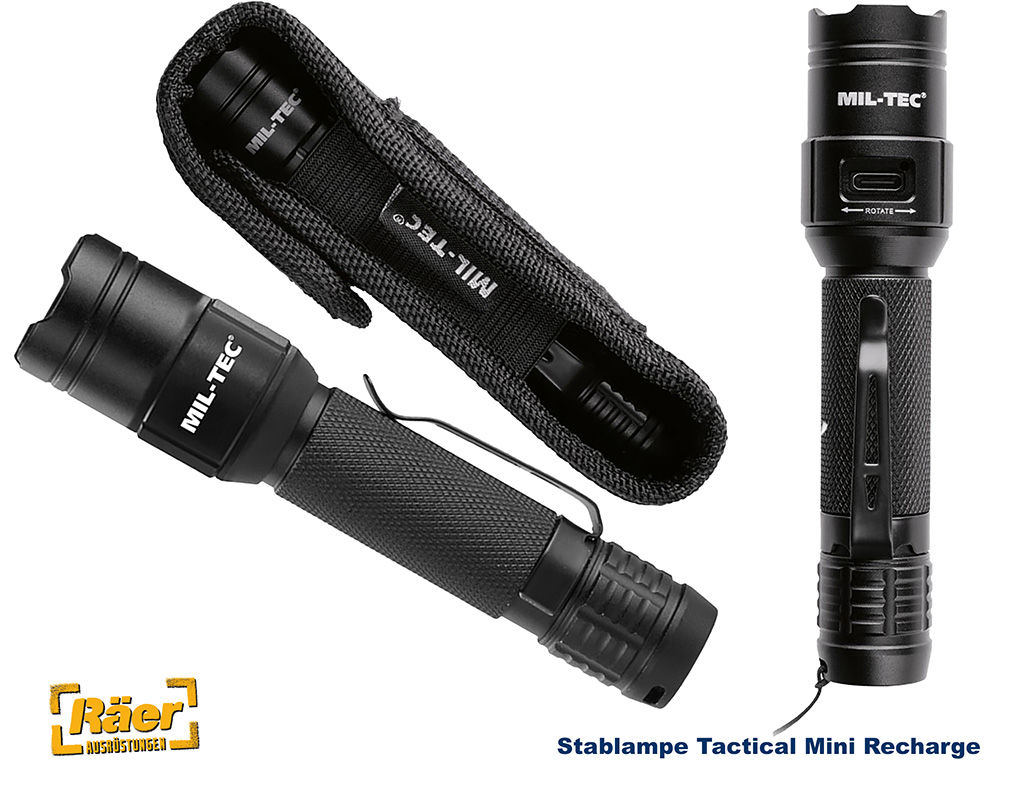 Mil-Tec Stablampe Mini, Recharge A
