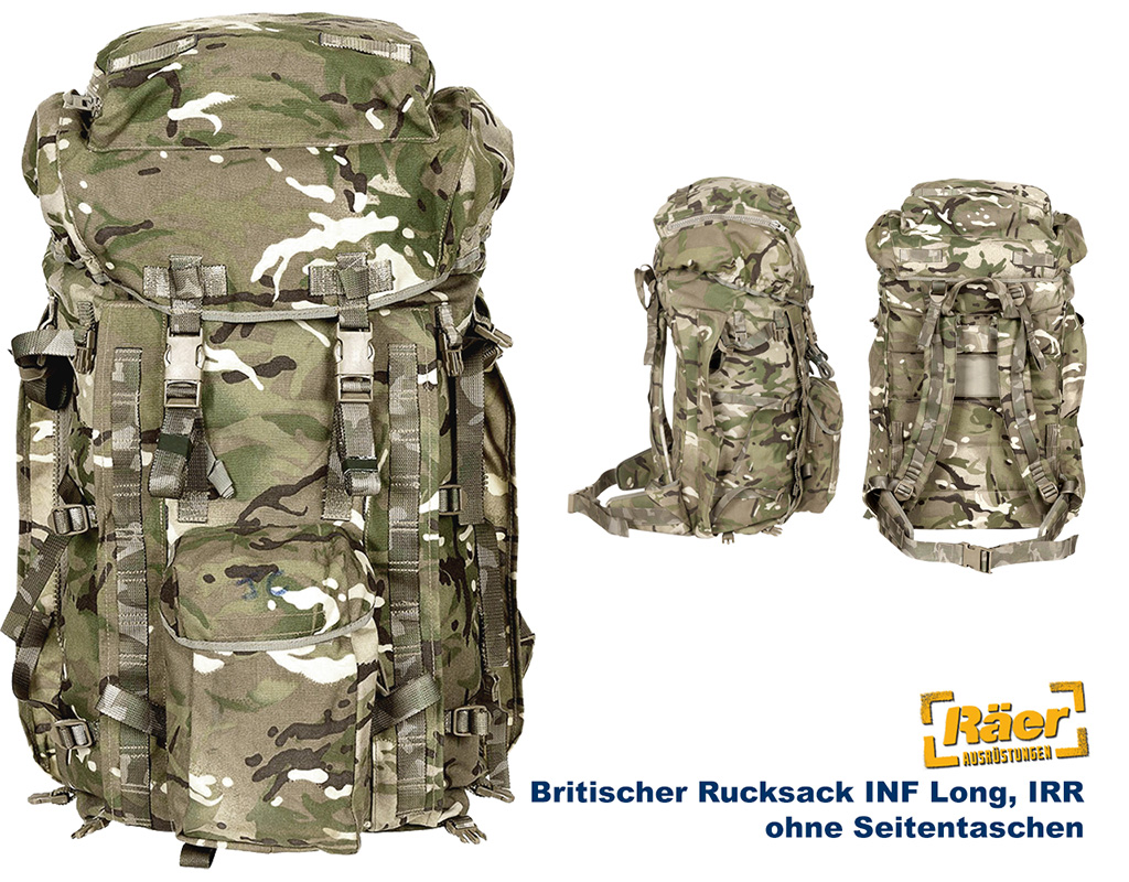 Britischer Rucksack INF Long IRR, MTP tarn    B