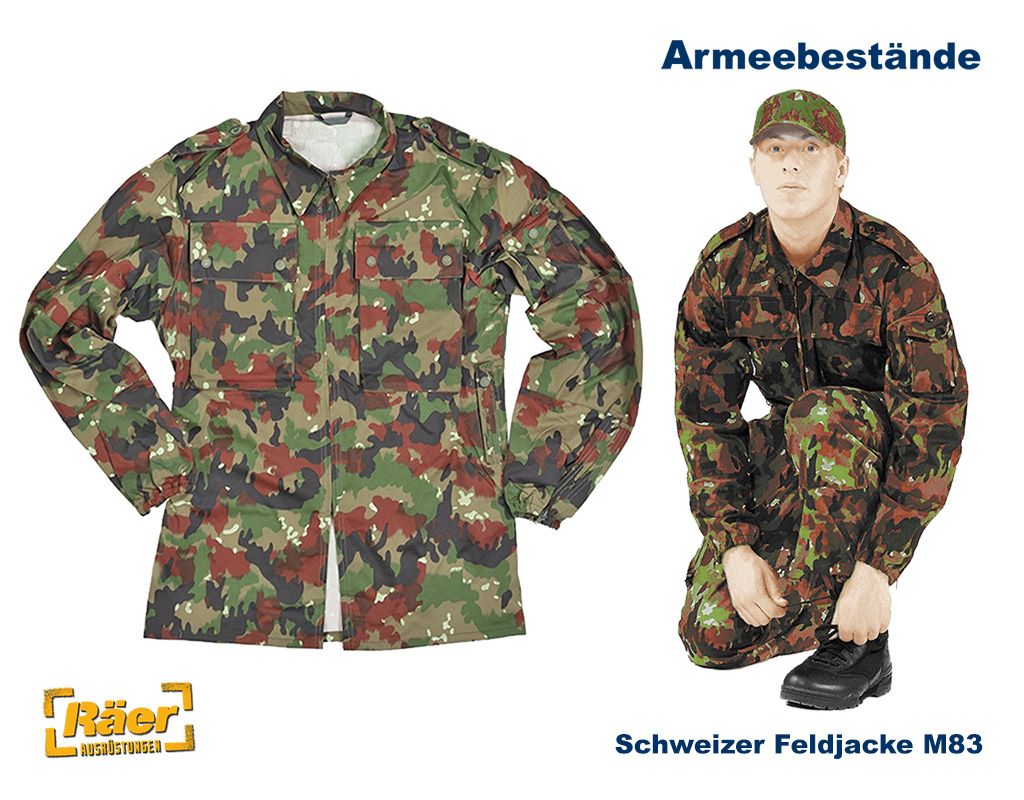 Schweizer Feldjacke M83    A/B