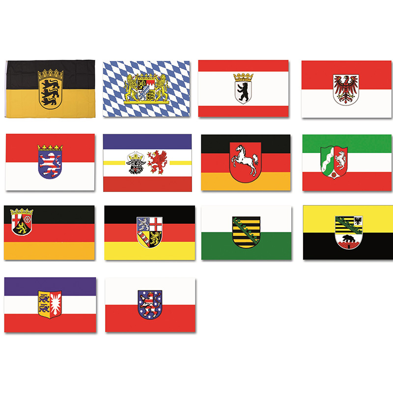 Flagge, Deutsches Bundesland 90 x 150 cm, PES A, Sachsen-Anhalt