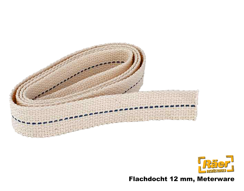 Lampendocht zum Zuschnitt 12,5 mm, 100 cm    A
