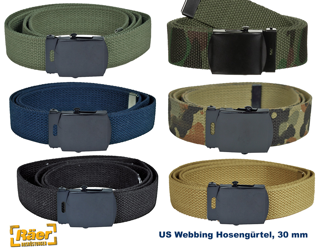 US Hosengürtel, Webbing, 30mm    A