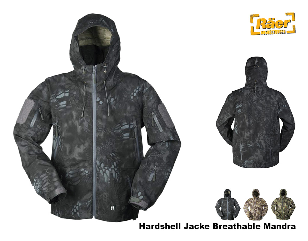 Hardshell Jacke Breathable Mandra    A