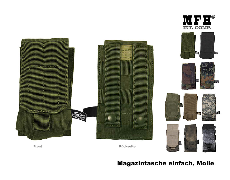 Magazintasche einfach Molle, Modular System    A