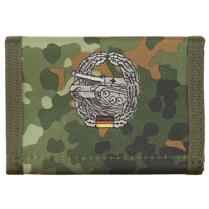Geldbörse m. Barettabzeichen - BW-flecktarn    A