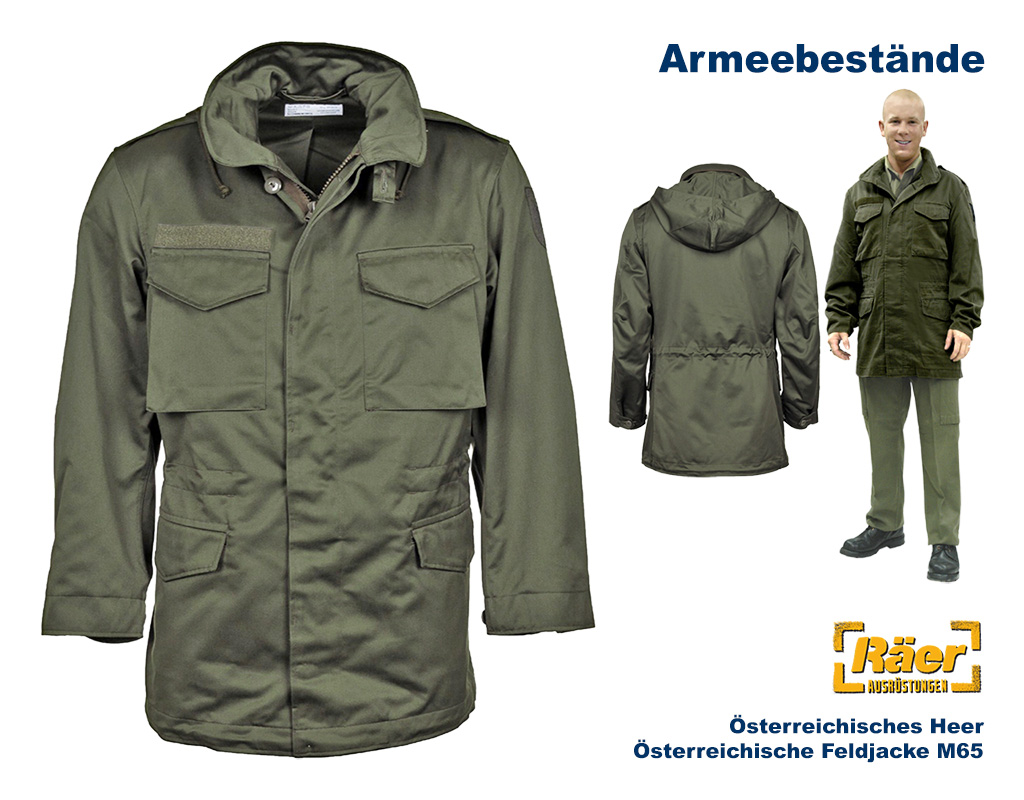 Österreichische Feldjacke - KAZ75, M65 ... A/B