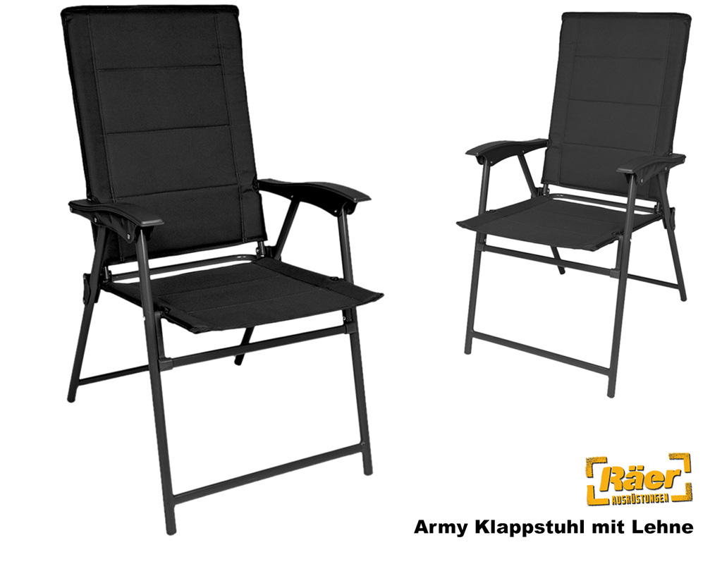 Britischer Army Klappstuhl m. Lehne    A