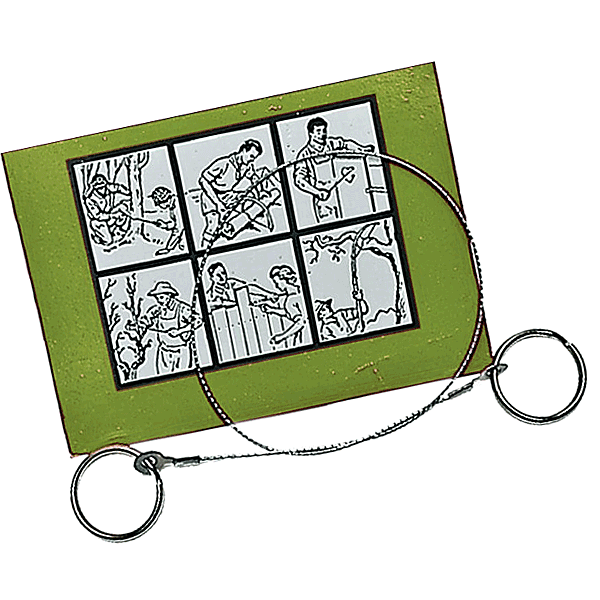 Taschensäge Mil-Tec Sägedraht mit Ringen    A