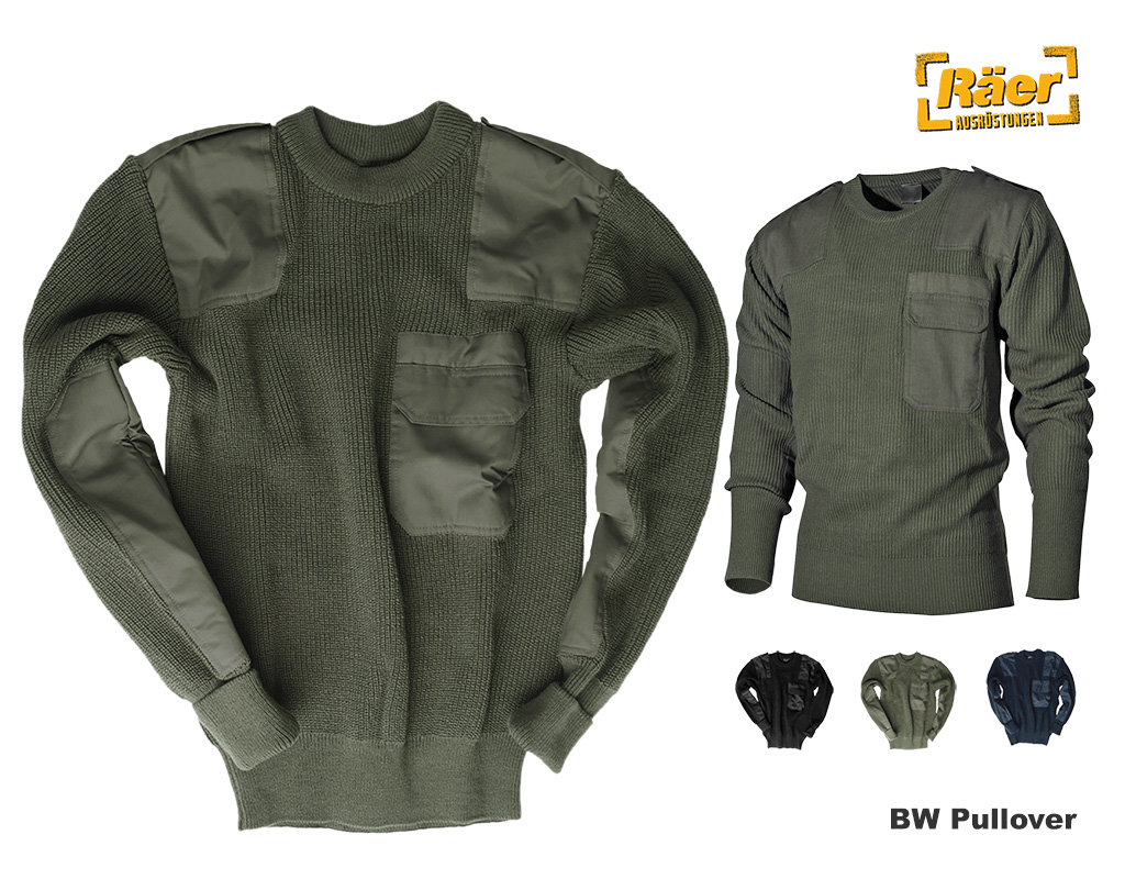 BW Pullover mit Brutsttasche, 100% Polyacryl    A