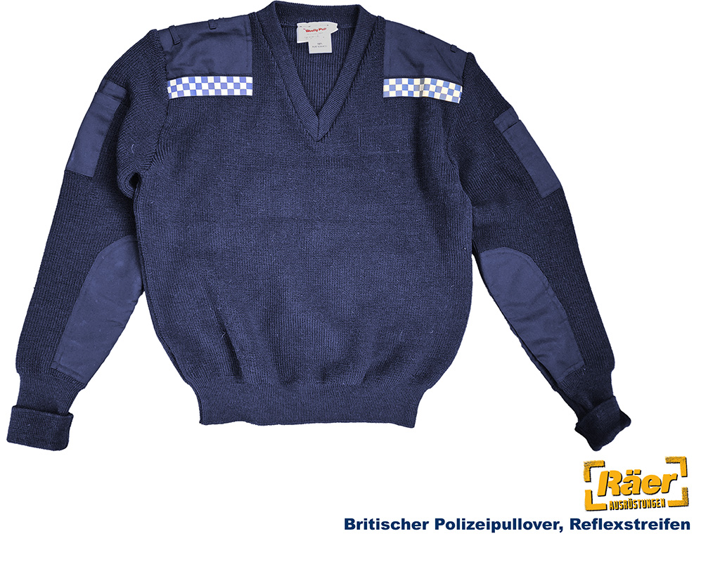 Britischer Pullover, Polizei, V, Reflex    A/B