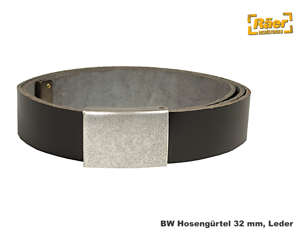 BW Hosengürtel 32 mm, Leder, Import    A