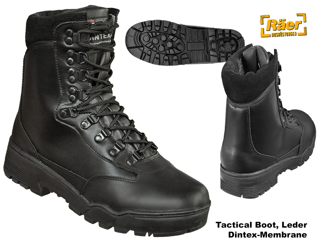 Tactical Boots, Leder, Dintex-Membrane... A