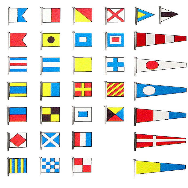 NVA Buchstaben-Signalflagge    B;