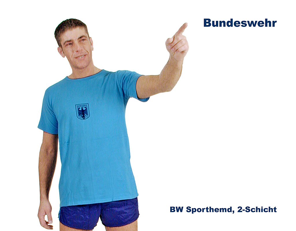 BW Sporthemd m. Adler, T-Shirt, TL   A