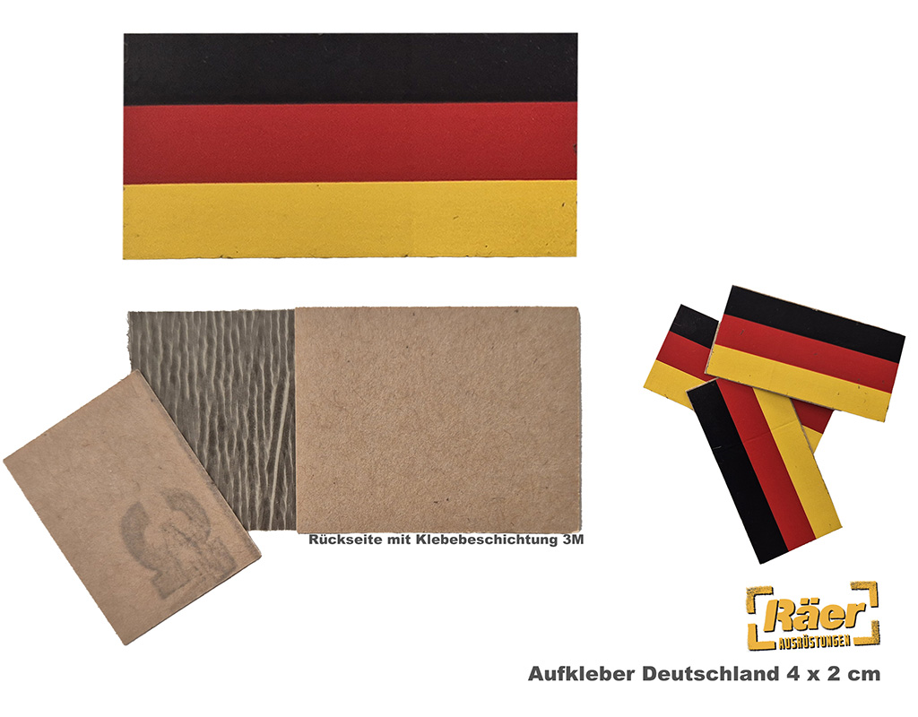 Aufkleber Deutschland 4x2cm  A