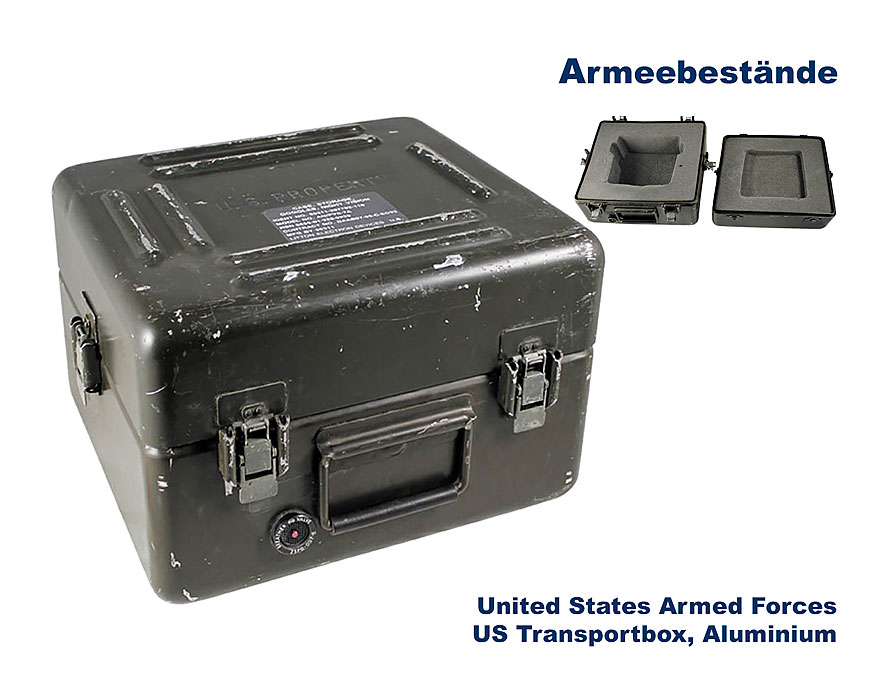 US Lagerkiste, Aluminium f. Nachtsichtgerät    B/C