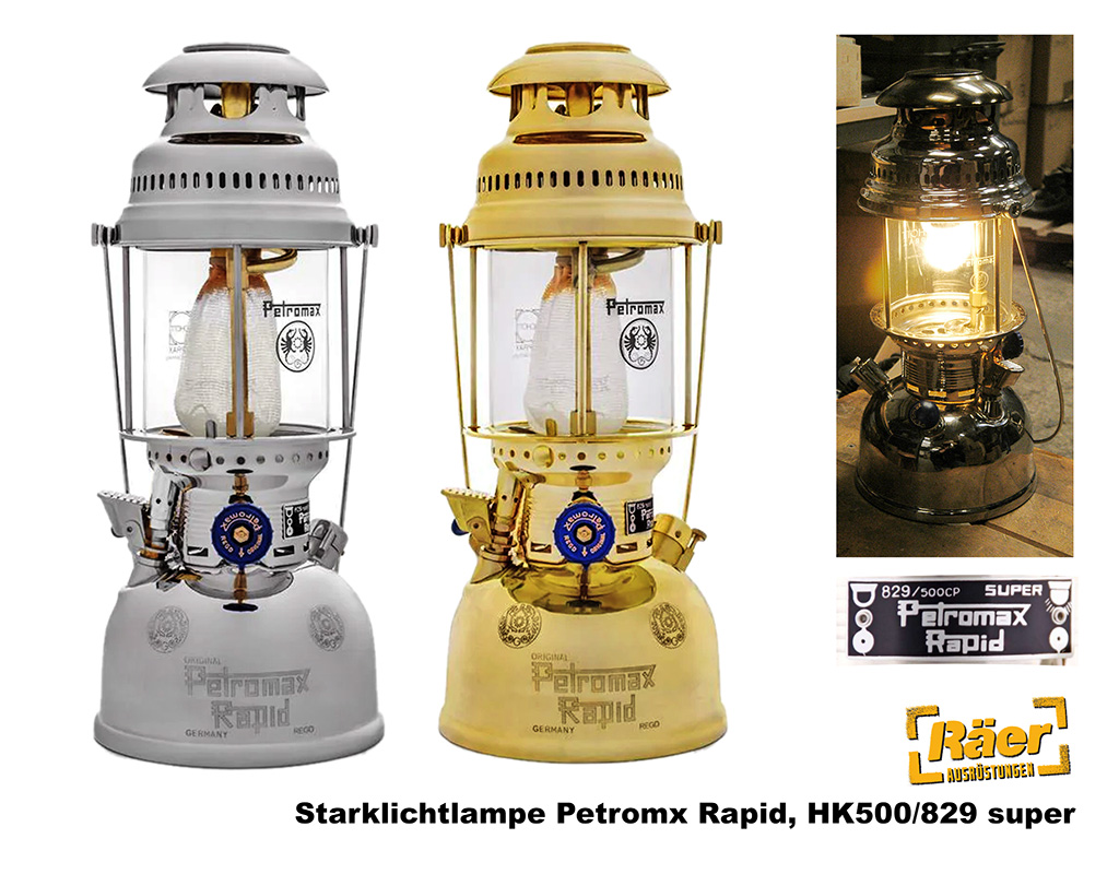 Petromax HK 500 Starklicht- Petroleumlampe   A