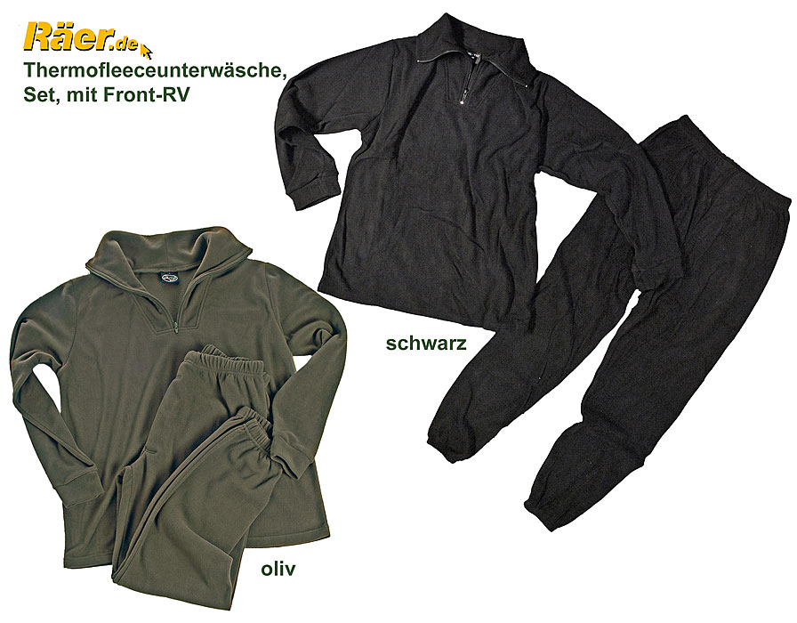 Thermofleece Unterwäsche-Set m.RV    A