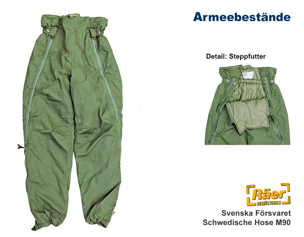 Schwedische Thermohose M90    B