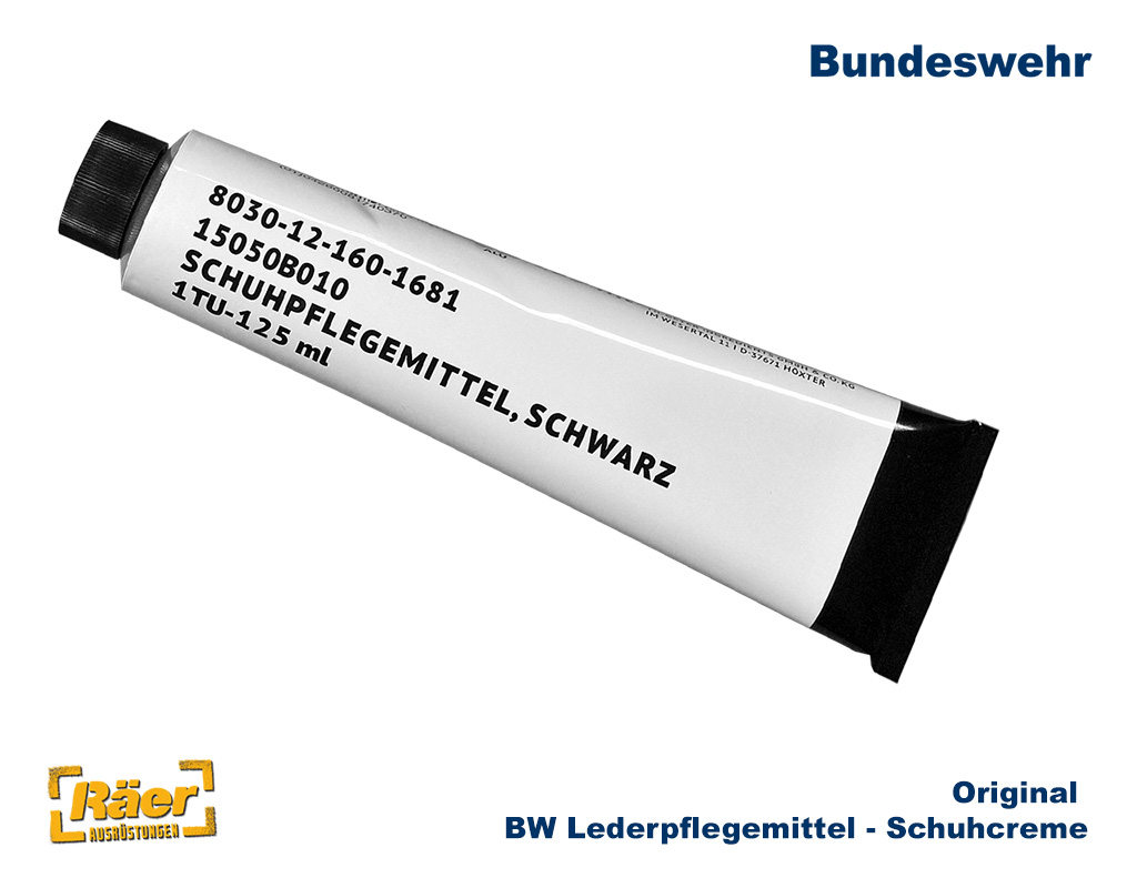 BW Lederpflegemittel, 125 ml, Schuhcreme schwarz A