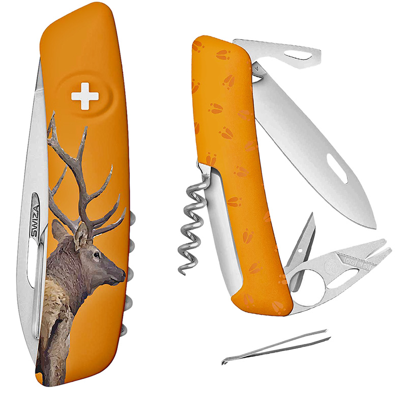 Swiza Schweizer Messer TT03 Hirsch, orange   A