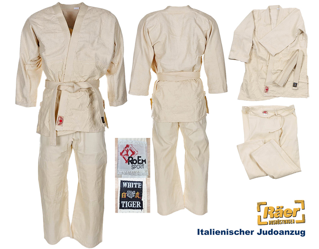 Italienischer Judo-Anzug, weiß, ungebraucht    B