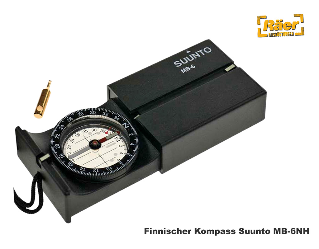 Finnischer Marschkompass Suunto MB-6NH, 360°    A