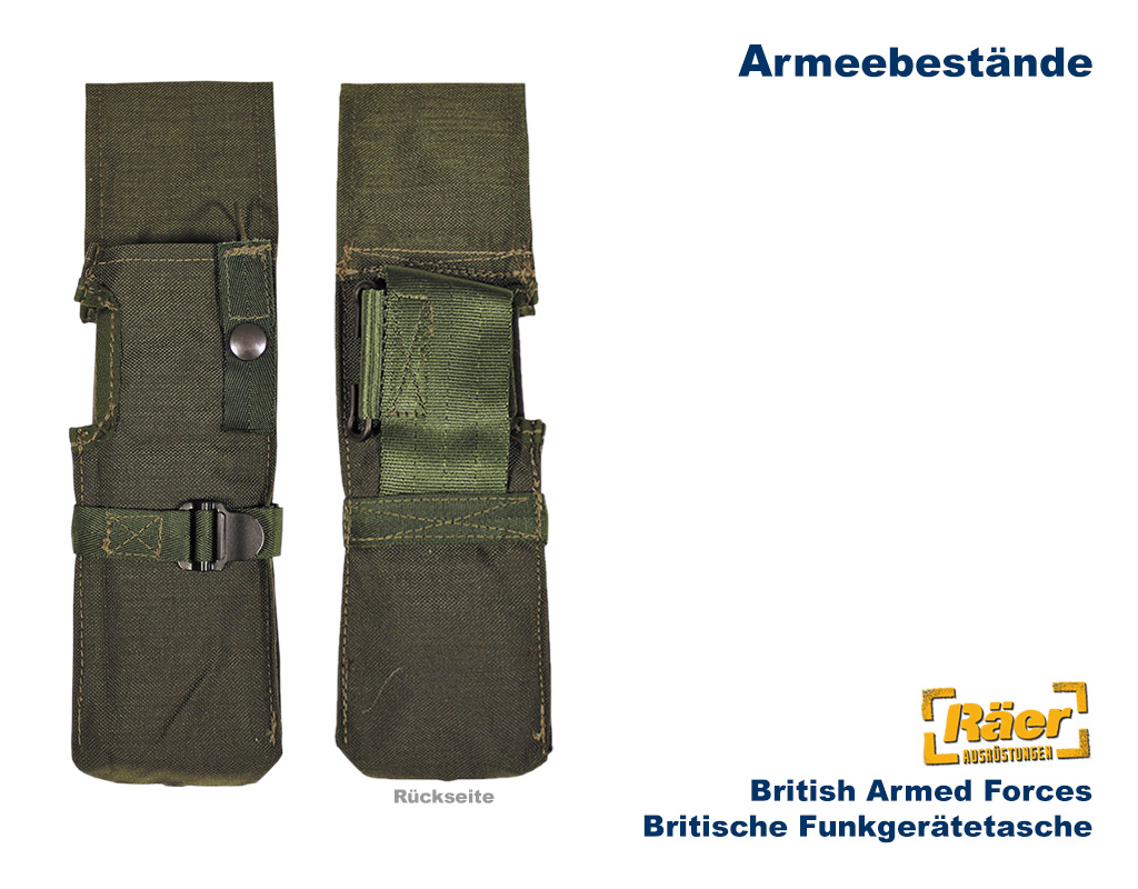 Britische Funkgerätetasche, oliv    B