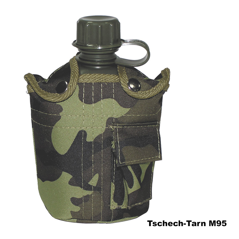 US Feldflasche 1QT, mit Hülle      A