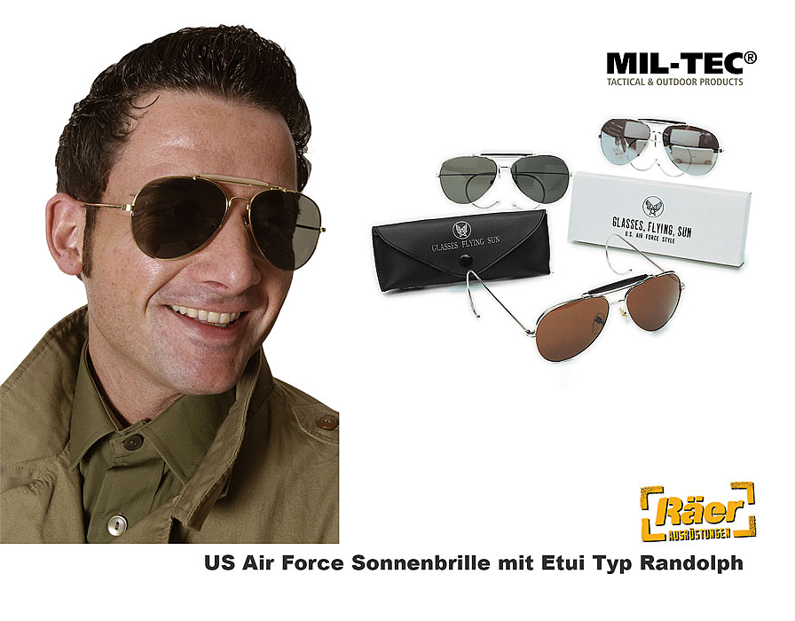 US Air Force Sonnenbrille  mit Etui    A