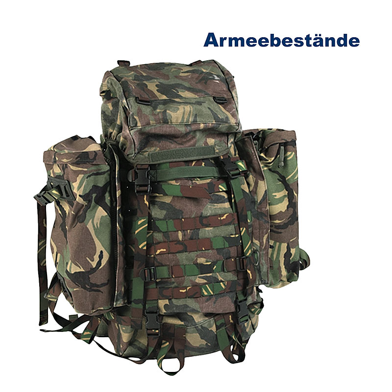 Holländischer Kampfrucksack 60+20 "klein", tarn  B