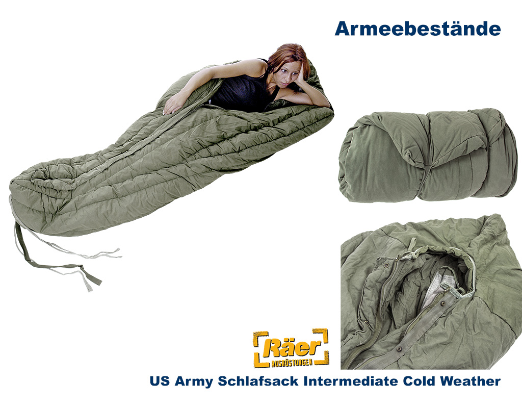 US Army Schlafsack, Intermediate Cold Weather    B
