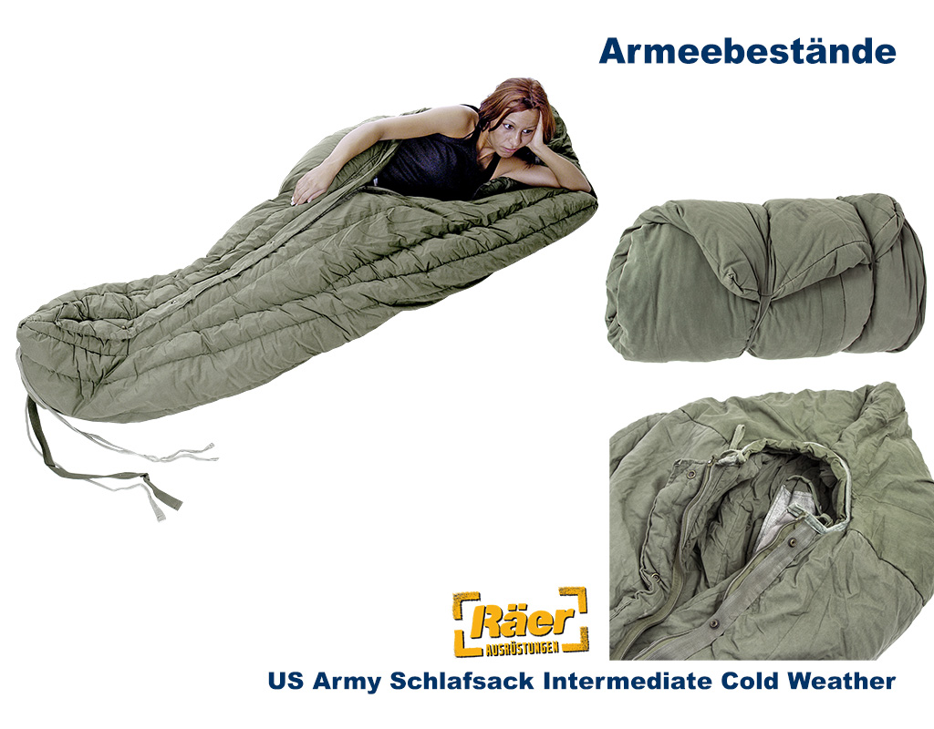 US Army Schlafsack, Intermediate Cold Weather    B