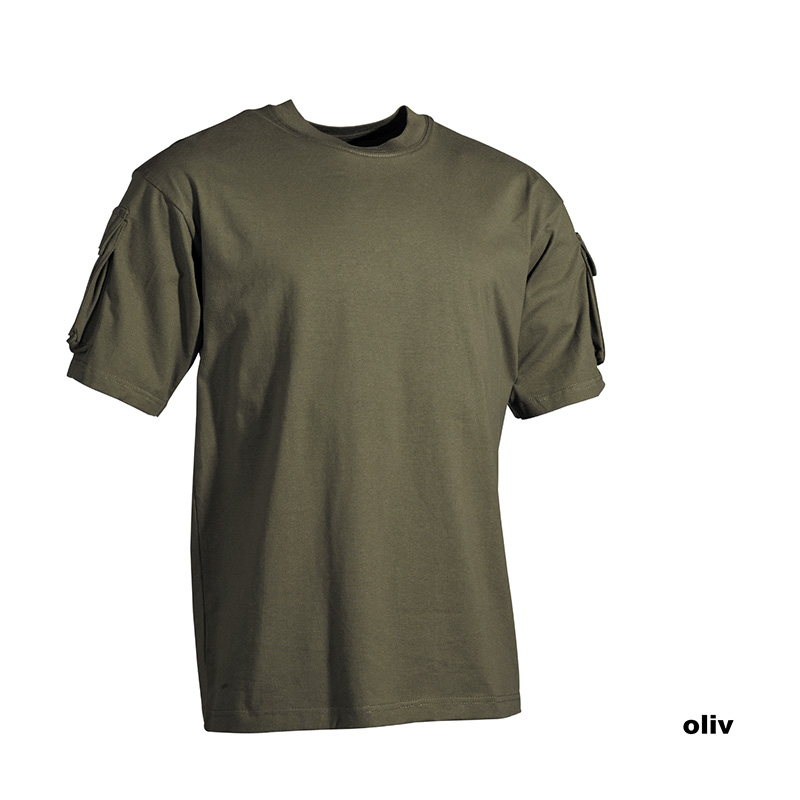 US T-Shirt mit Ärmeltaschen    A