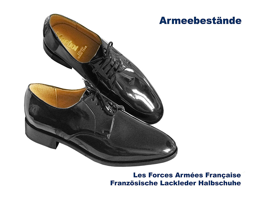 Französischer Halbschuh, Lackleder    A