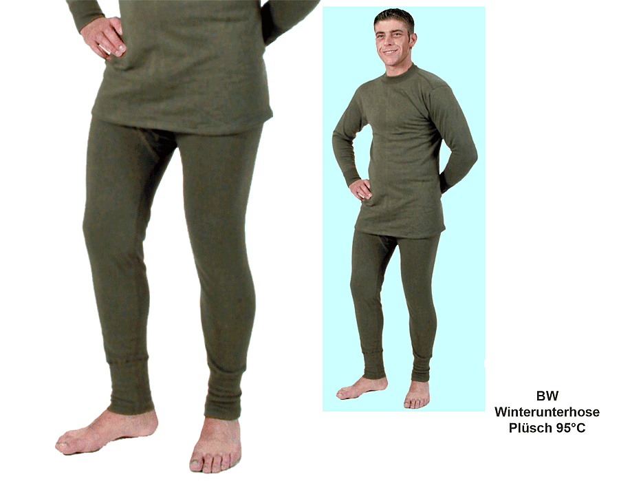 BW Winterunterhose Plüsch, TL Original    A