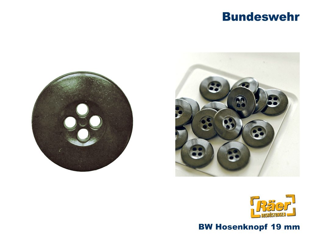 BW Hosenknopf, Kunststoff    A