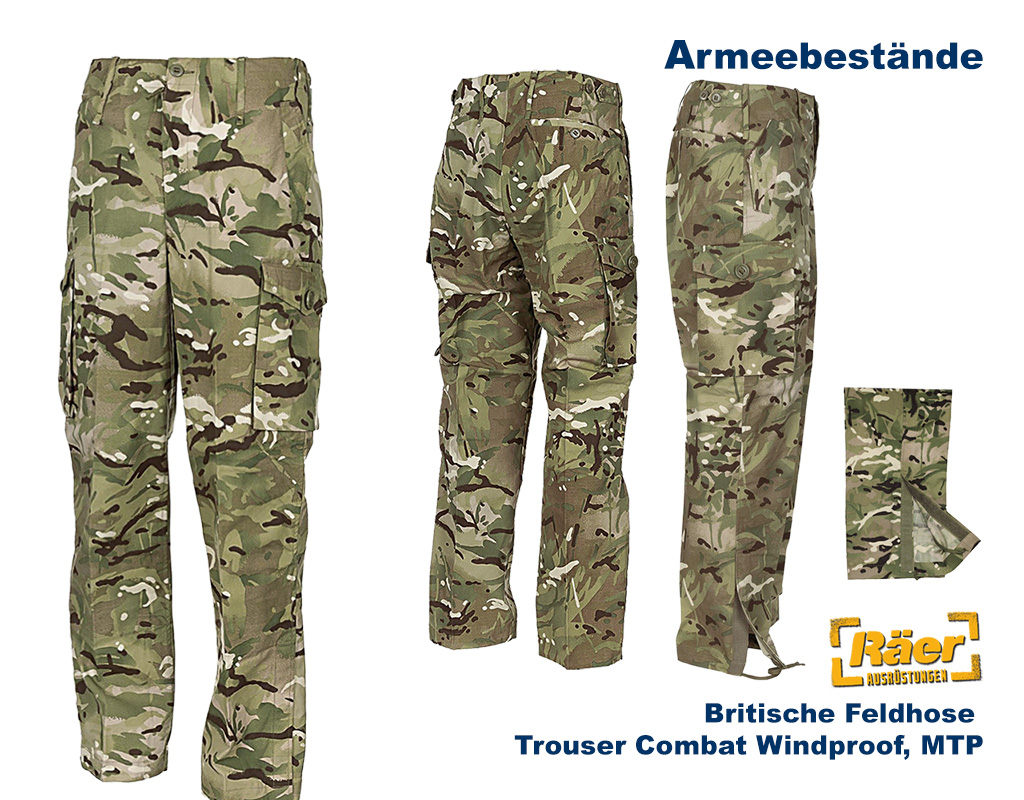 Britische Feldhose, Windproof, MTP    A/B