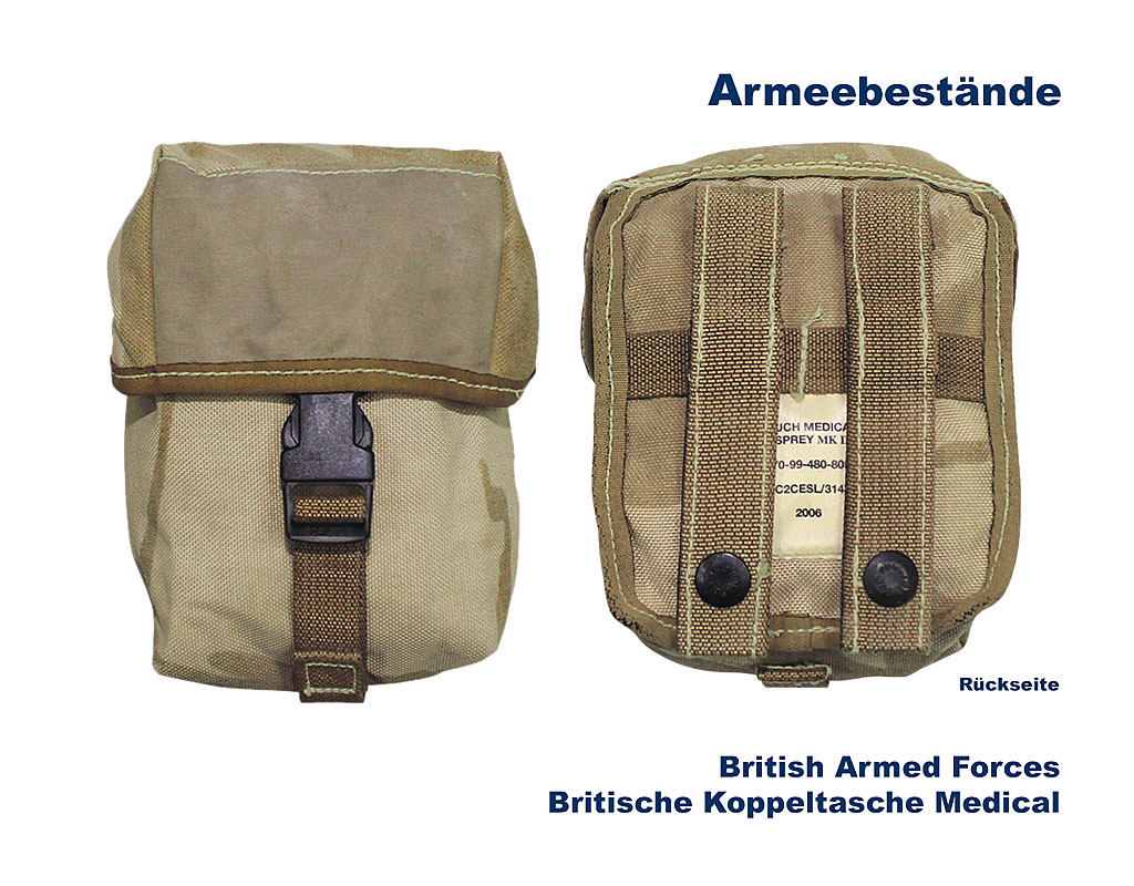 Britische Koppeltasche Medical, Molle    A/B