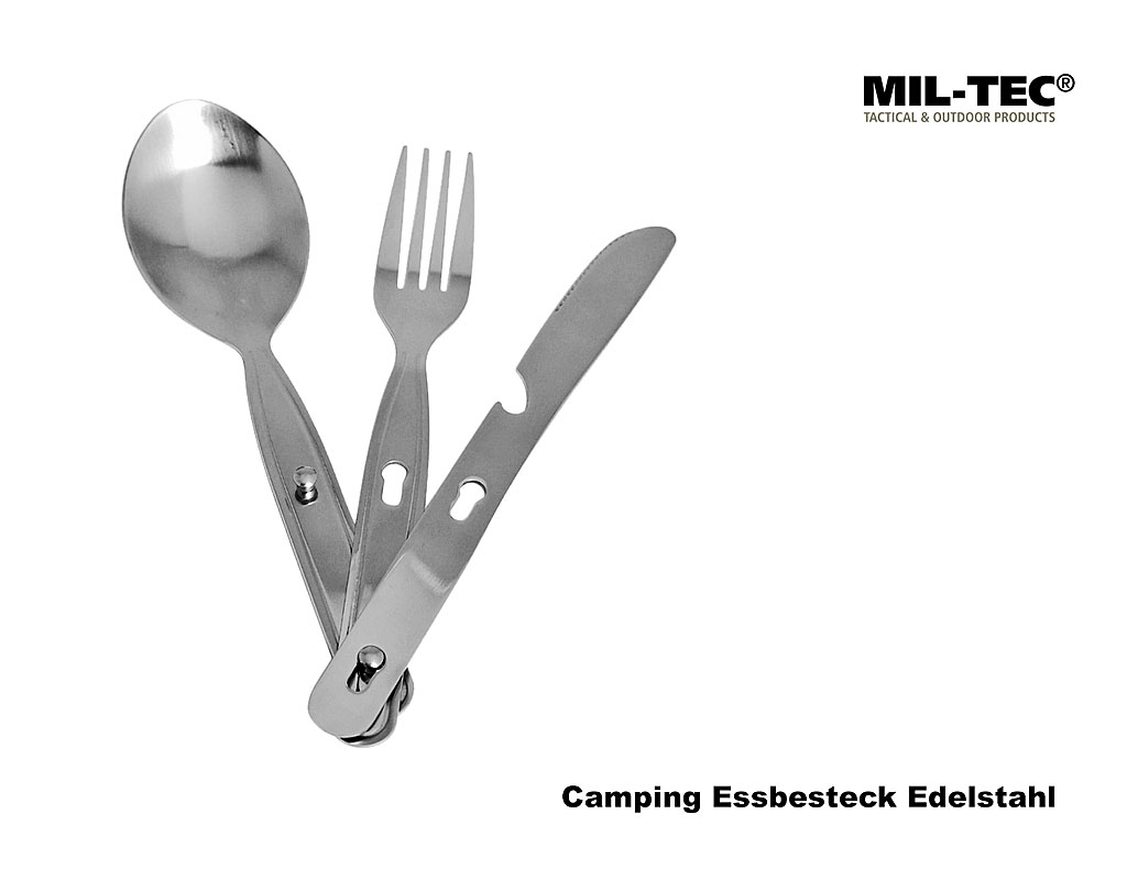 Camping Essbesteck 3-tlg.   A