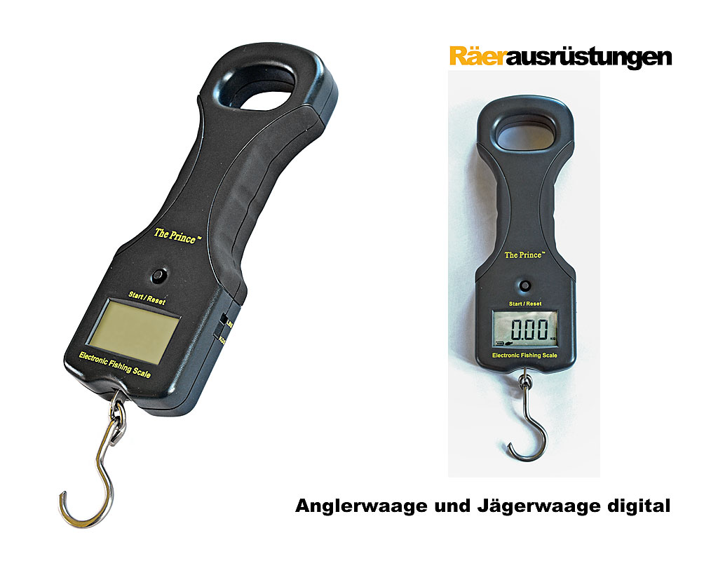 Angel- u. Jägerwaage digital 25 kg, Hängewaage   A