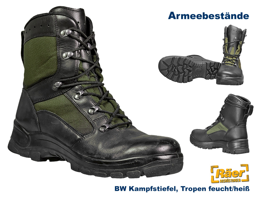 BW Kampfstiefel, Tropen-, heiß/feucht, Haix... B