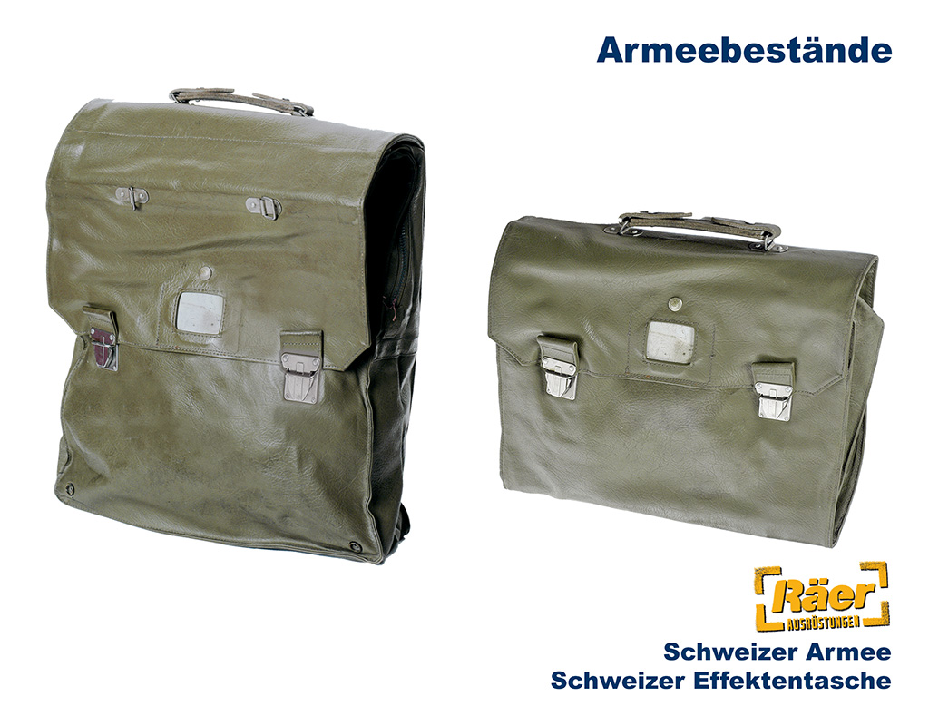 Schweizer Effektentasche, Lederol    B