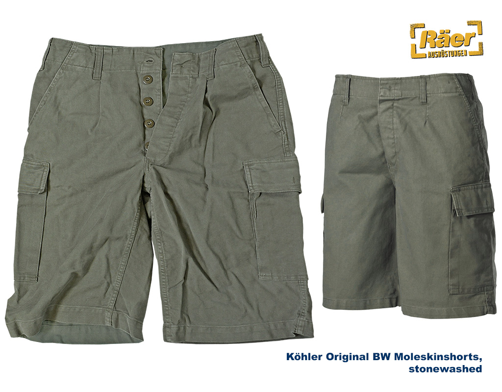 BW Moleskin Shorts Stonewash, Orginal Leo Köhler A