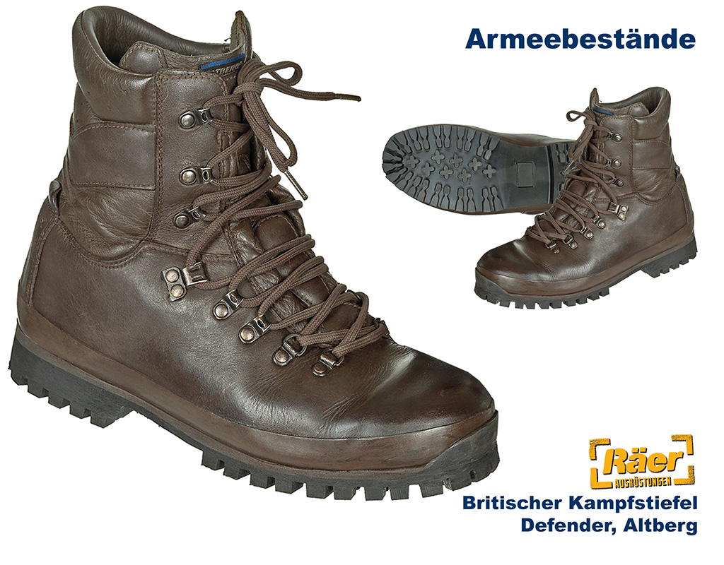 Britischer Kampfstiefel Defender, Alt-Berg    B