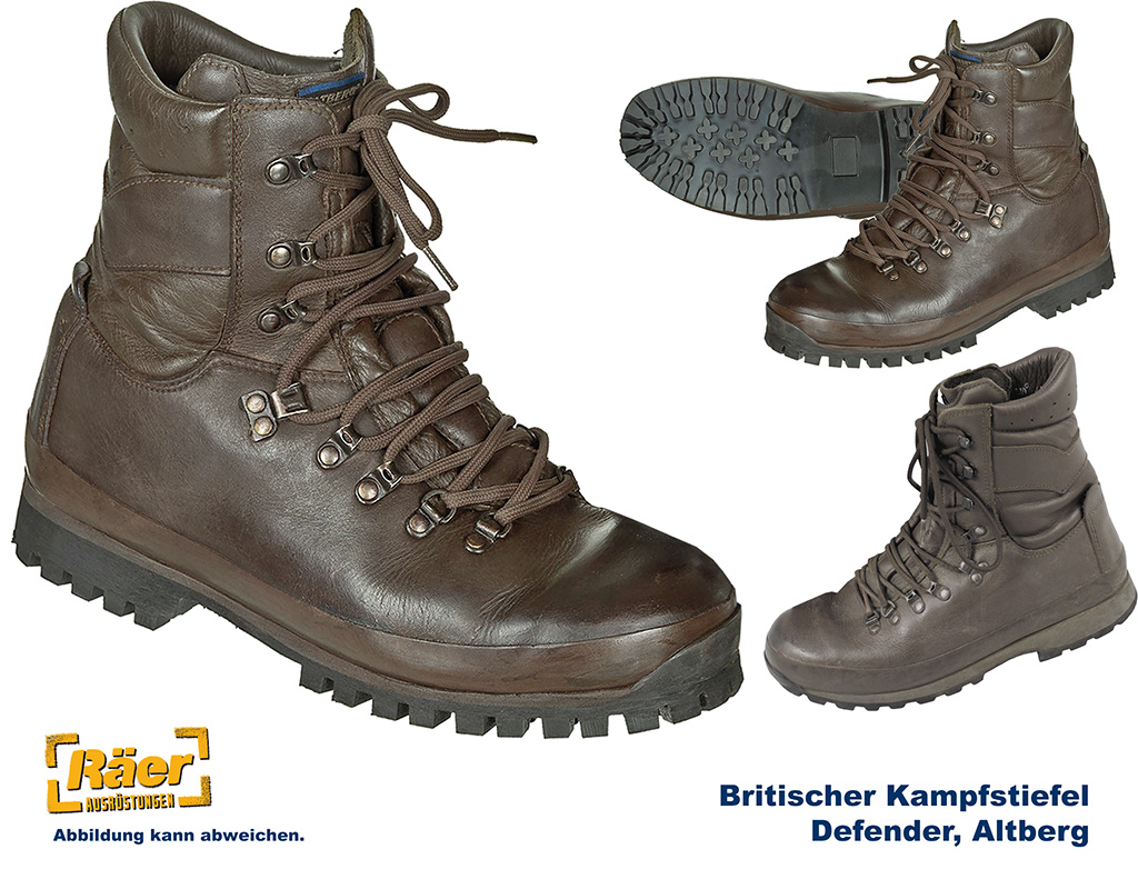 Britischer Kampfstiefel Defender, Alt-Berg    B