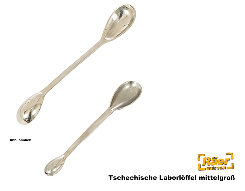 Tschechische 2er Laborlöffel mittel    A/B